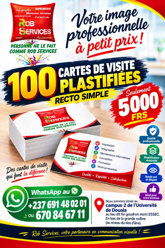 100 carte de visite