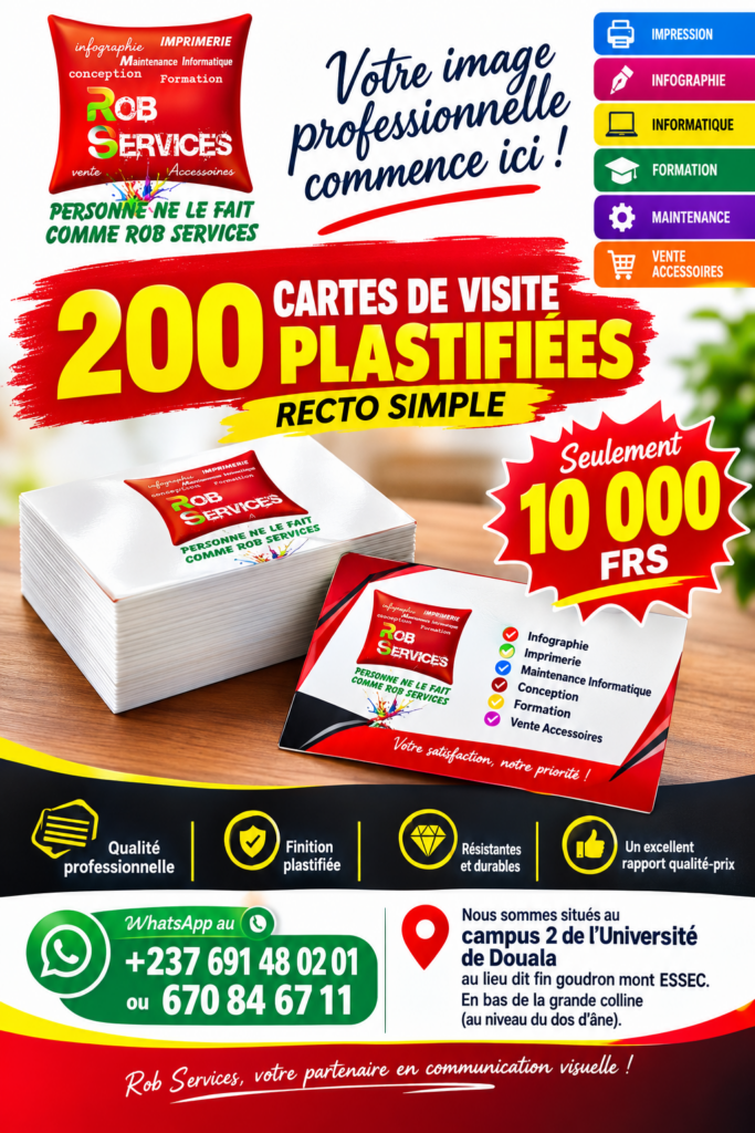 Carte de visite rob services