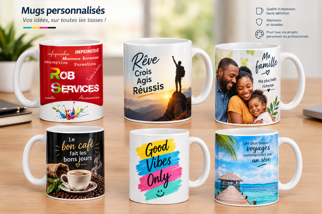 MUGS personnalisés rob services