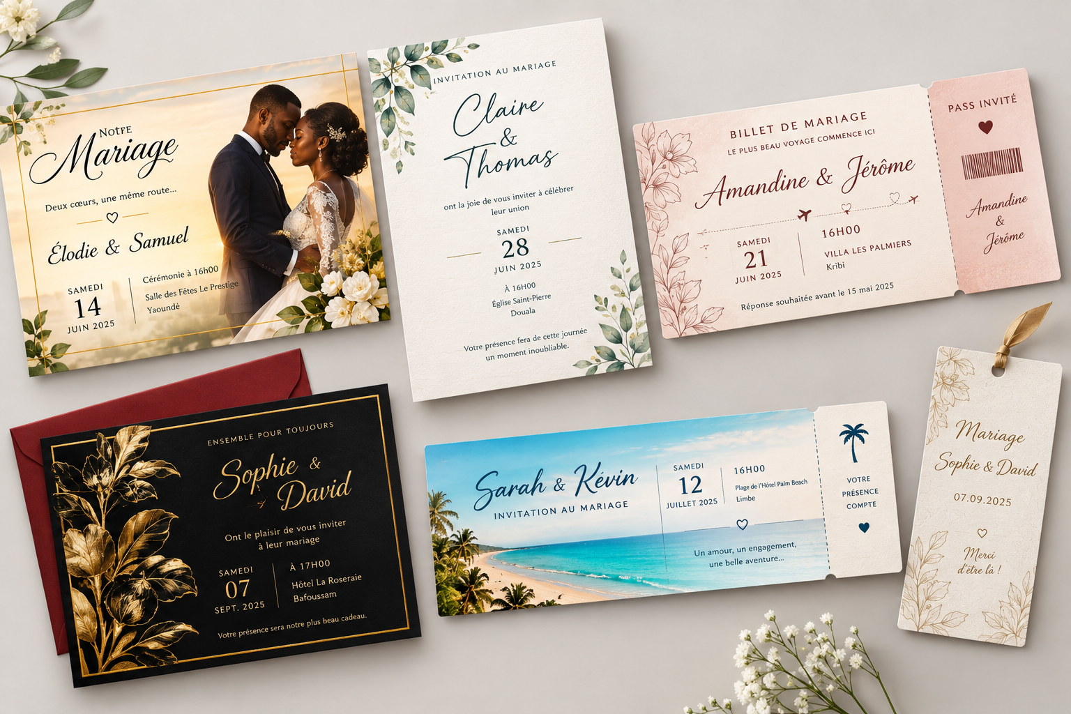 ACCUEIL billets de mariage