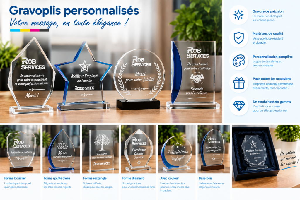 Gravoplis personnalisés