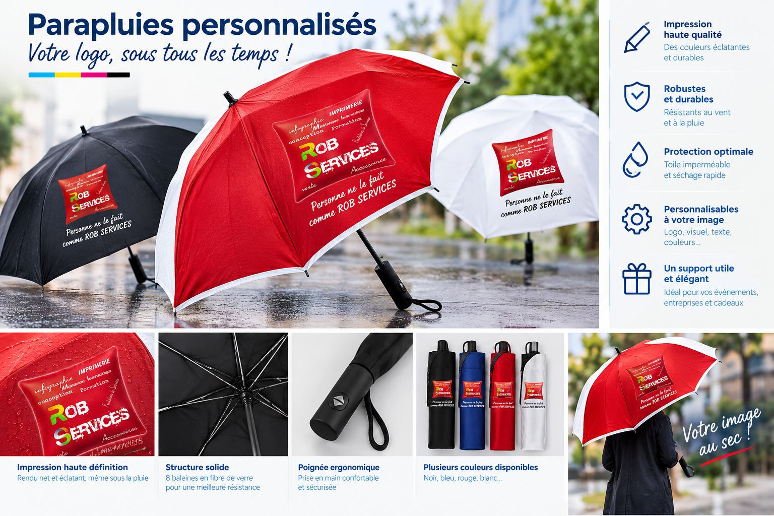 ACCUEIL parapluies personnalisés