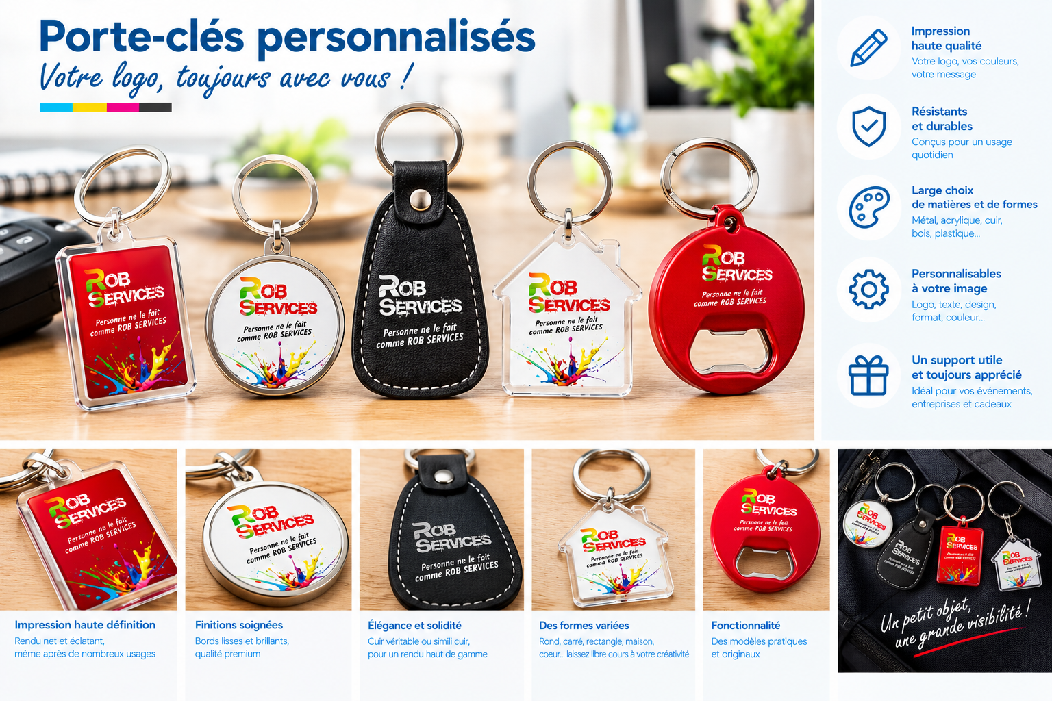 ACCUEIL portes clès personnalisés